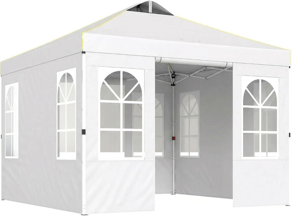 9.6ft Pop Up Canopy Tent with Sidewalls