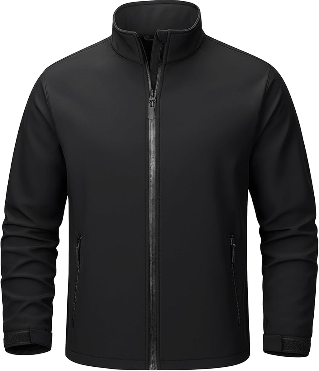 Men's Lightweight Softshell Jacket, Waterproof, Lightweight, Fleece Lined, Waterproof