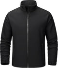 Men's Lightweight Softshell Jacket, Waterproof, Lightweight, Fleece Lined, Waterproof