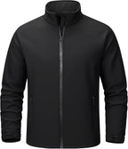 Men's Lightweight Softshell Jacket, Waterproof, Lightweight, Fleece Lined, Waterproof