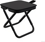 2-Pack Black Large Folding Camping Stools