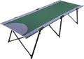 Folding Camping Cot Portable Cot Bed for Adults, Outdoor Bed Camp Cots for Sleeping with Carry Bag for Home, Travel, Office, Beach, Support up to 300lbs, Green