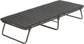 Camping Cot with Sleeping Pad, Folding Steel Cot with Thick Mattress Pad for Comfortable Sleeping, Deluxe for Big & Tall Adults